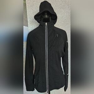 Like New - Icebreaker GT Black 260 Quantum Full Zip Hoodie Jacket Merino Wool, M